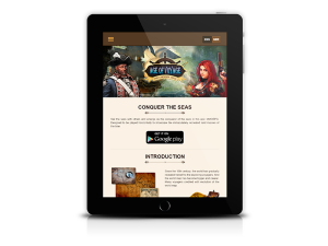 Age of Voyage tablet display
