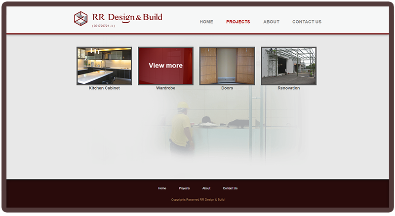 RR design & build project page